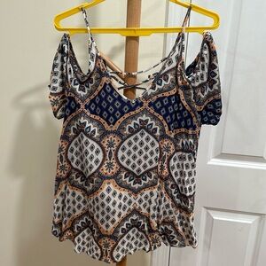 Women’s Small Blouse with Paisley print